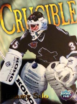 1995-96 Edge Ice - Crucible #C22 Tommy Salo  Front