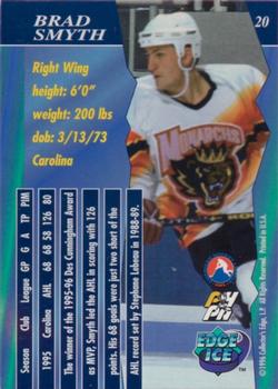 1996 Edge Ice Future Legends #20 Brad Smyth Back