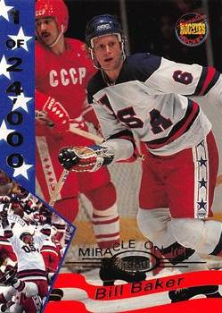 1995 Signature Rookies Miracle on Ice #1 Bill Baker Front