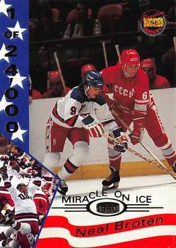 1995 Signature Rookies Miracle on Ice #3 Neal Broten Front