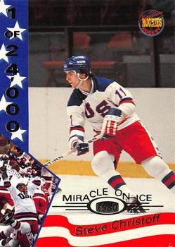 1995 Signature Rookies Miracle on Ice #8 Steve Christoff Front