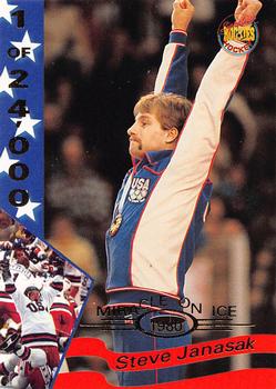 1995 Signature Rookies Miracle on Ice #16 Steve Janaszak Front