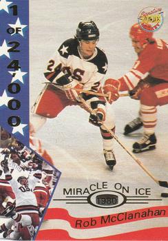 1995 Signature Rookies Miracle on Ice #20 Rob McClanahan Front