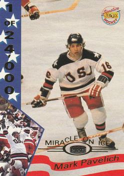1995 Signature Rookies Miracle on Ice #25 Mark Pavelich Front