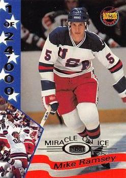 1995 Signature Rookies Miracle on Ice #27 Mike Ramsey Front