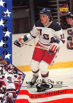 1995 Signature Rookies Miracle on Ice #35 Eric Strobel Front