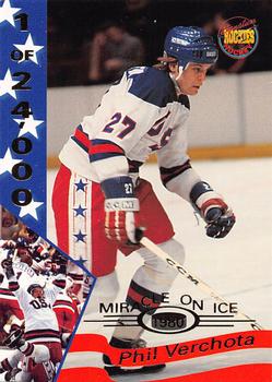 1995 Signature Rookies Miracle on Ice #37 Phil Verchota Front