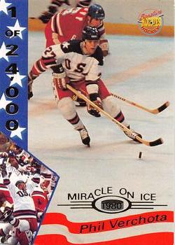 1995 Signature Rookies Miracle on Ice #38 Phil Verchota Front