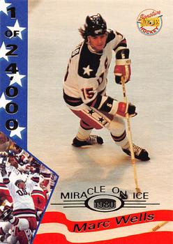 1995 Signature Rookies Miracle on Ice #39 Mark Wells Front