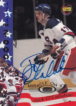 1995 Signature Rookies Miracle on Ice - Signatures #23 Jack O'Callahan  Front