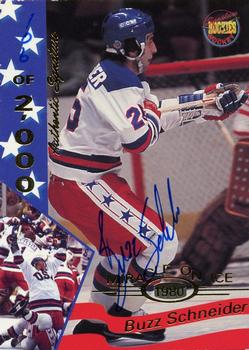 1995 Signature Rookies Miracle on Ice - Signatures #29 Buzz Schneider  Front