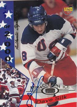 1995 Signature Rookies Miracle on Ice - Signatures #31 Dave Silk  Front