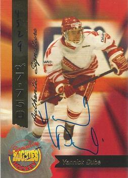 1994-95 Signature Rookies - Authentic Signatures #3 Yanick Dube Front