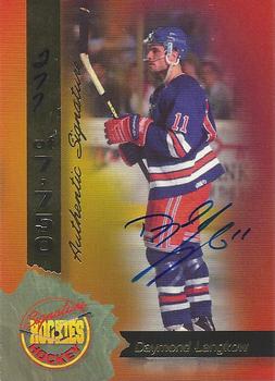 1994-95 Signature Rookies - Authentic Signatures #22 Daymond Langkow  Front