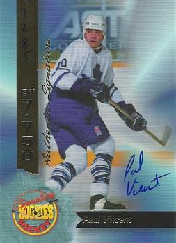 1994-95 Signature Rookies - Authentic Signatures #34 Paul Vincent  Front