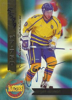 1994-95 Signature Rookies - Authentic Signatures #46 Jorgen Jonsson  Front