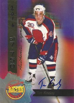 1994-95 Signature Rookies - Authentic Signatures #61 Tim Findlay  Front