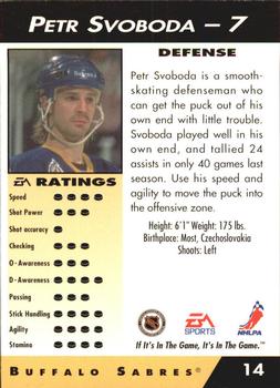 1994 EA Sports NHL '94 #14 Petr Svoboda Back