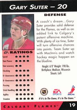 1994 EA Sports NHL '94 #19 Gary Suter Back