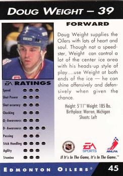 1994 EA Sports NHL '94 #45 Doug Weight Back
