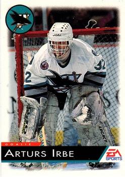 1994 EA Sports NHL '94 #120 Arturs Irbe Front