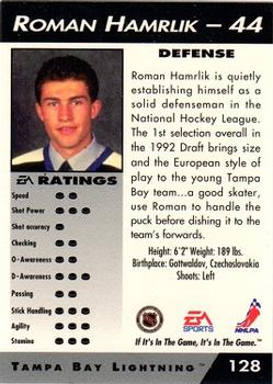 1994 EA Sports NHL '94 #128 Roman Hamrlik Back