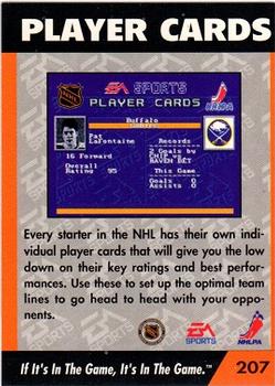 1994 EA Sports NHL '94 #207 Player Cards Back
