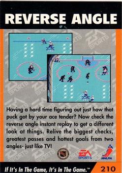 1994 EA Sports NHL '94 #210 Reverse Angle Back
