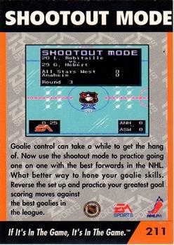 1994 EA Sports NHL '94 #211 Shootout Game Back