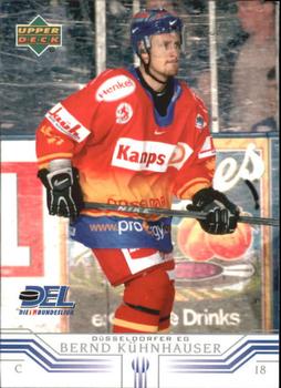 2001-02 Upper Deck DEL (German) #52 Bernd Kuhnhauser Front