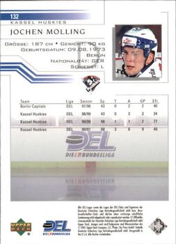 2001-02 Upper Deck DEL (German) #132 Jochen Molling Back