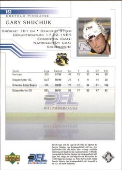 2001-02 Upper Deck DEL (German) #163 Gary Shuchuk Back