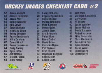 1995 Classic Images #100 Pavel Bure Back