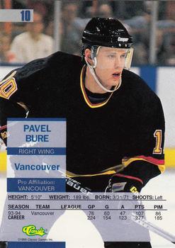 1995 Classic Images #10 Pavel Bure Back