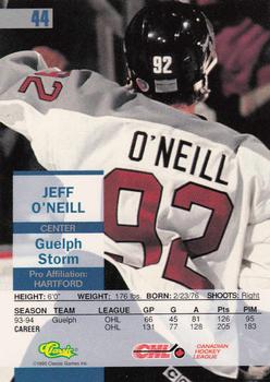 Jeff O'Neill Gallery  Trading Card Database