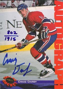 1994-95 Classic - Autographs #NNO Craig Darby Front