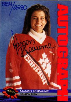 1994-95 Classic - Autographs #NNO Manon Rheaume Front