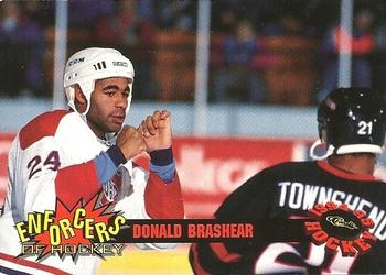 1994-95 Classic - Enforcers #E1 Donald Brashear  Front