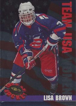 1994-95 Classic - Women of Hockey #W24 Lisa Brown Front