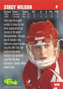 1994-95 Classic - Women of Hockey #W9 Stacy Wilson Back