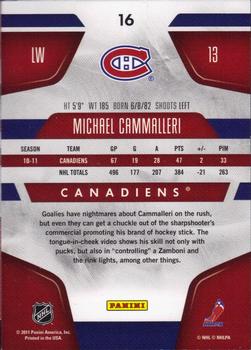 2011-12 Panini Certified #16 Mike Cammalleri Back