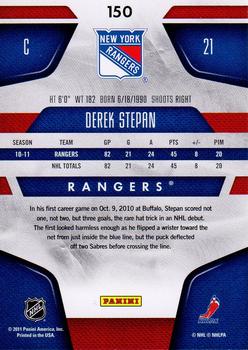 2011-12 Panini Certified #150 Derek Stepan Back