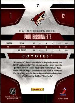 2011-12 Panini Certified #7 Paul Bissonnette Back