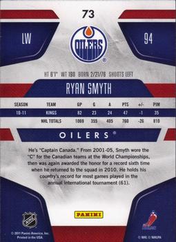 2011-12 Panini Certified #73 Ryan Smyth Back