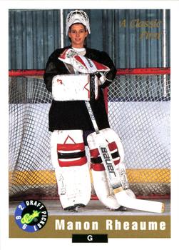  (CI) Manon Rheaume Hockey Card 1993 Classic Hockey Draft (base)  112 Manon Rheaume : Collectibles & Fine Art
