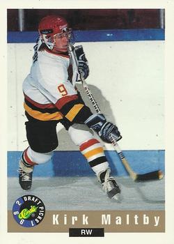 1992 Classic Draft Picks #20 Kirk Maltby Front