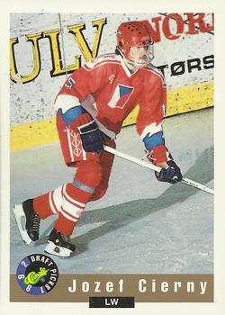 1992 Classic Draft Picks #35 Jozef Cierny Front