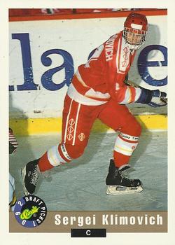 1992 Classic Draft Picks #46 Sergei Klimovich Front