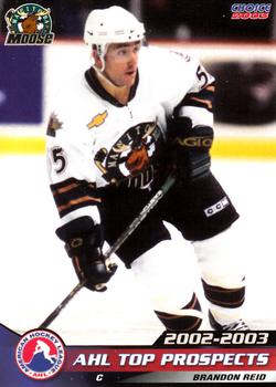 2002-03 Choice AHL Top Prospects #36 Brandon Reid Front