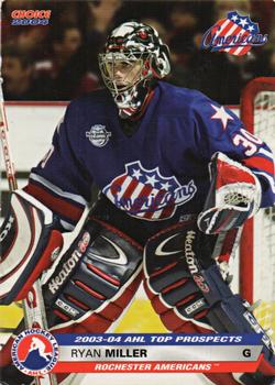 2003-04 Choice AHL Top Prospects #24 Ryan Miller Front